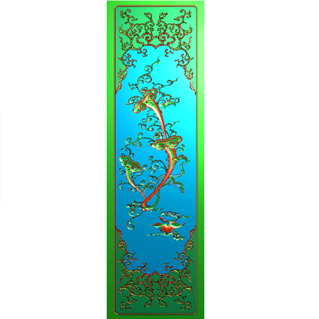 灵芝八宝精雕图(BB-459)展示