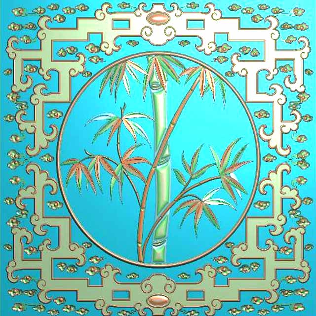 竹子精雕图加工（ZZ-003）展示