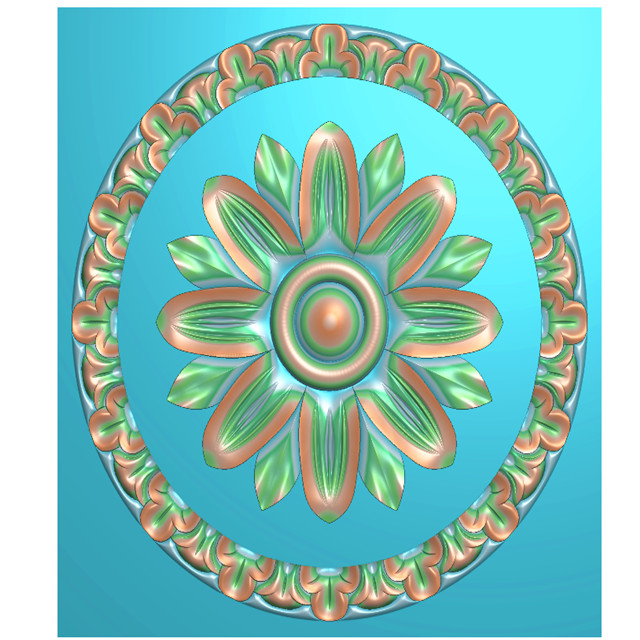 欧式洋花精雕图浮雕图雕刻机图木门图（YX-208）展示