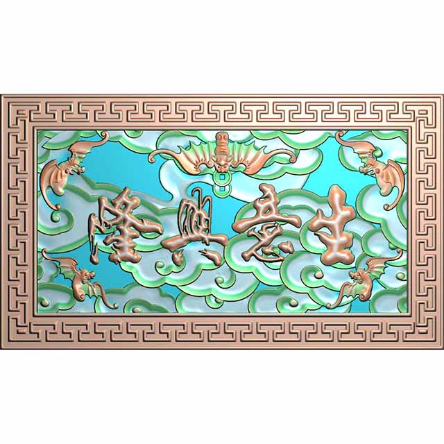 牌匾精雕图,牌匾浮雕图,牌匾雕刻图有线（PB-21）展示