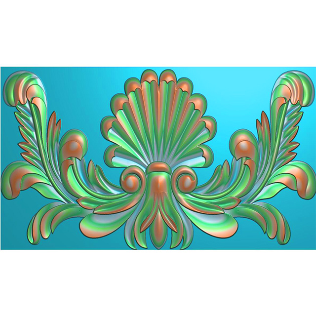 欧式洋花门花精雕图,洋花贴花浮雕图,洋花雕刻图有线（CT-071）展示