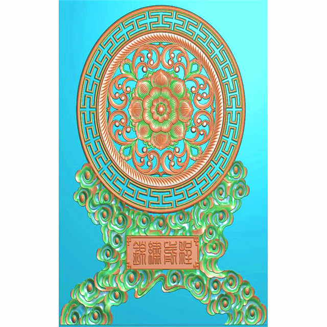 莲花摆件精雕图,莲花浮雕图,莲花雕刻图,莲花纹精雕图（bj-893）展示