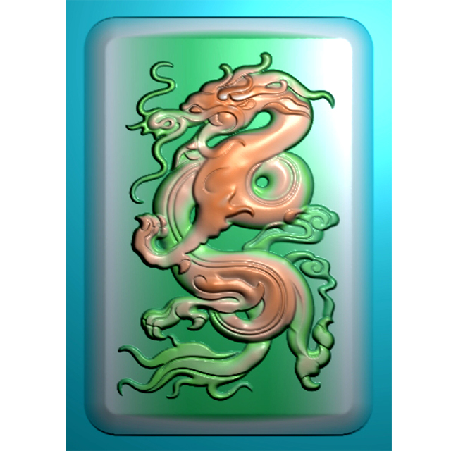 龙牌四六牌精雕图,四六牌浮雕图,四六牌雕刻图（SLP-0042）展示