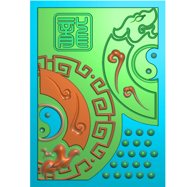 四六牌精雕图,四六牌浮雕图,四六牌雕刻图,挂件精雕图,玉雕,木雕（SLP-0093）展示