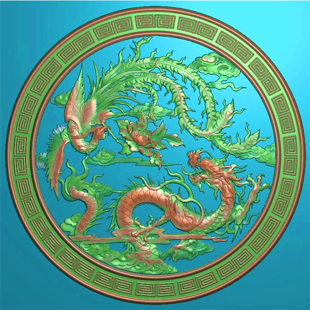 龙凤挂件挂匾挂屏精雕图,挂件挂屏挂匾浮雕图,挂屏挂匾雕刻图,挂屏加工图（GJ-032）展示