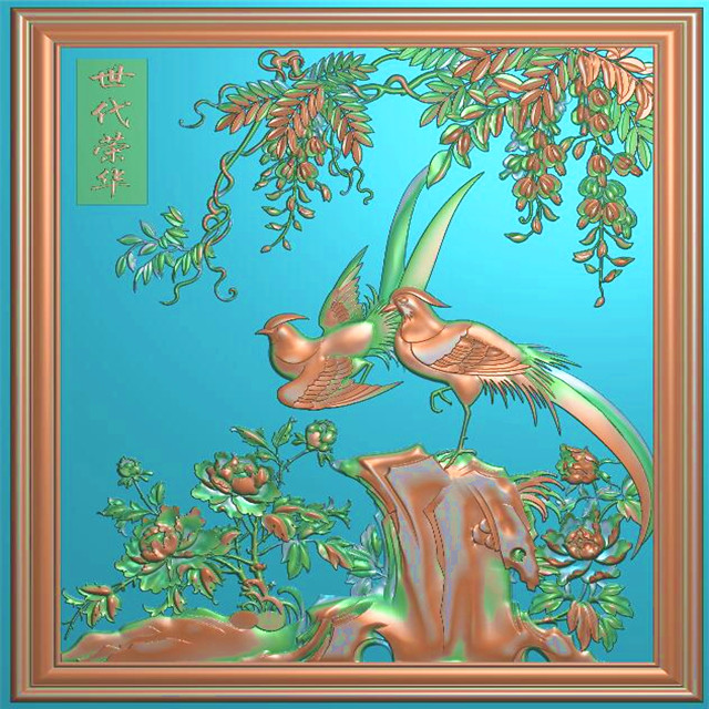 玄关背景墙精雕图,玄关背景墙浮雕图,玄关背景墙雕刻图（XG-18）展示