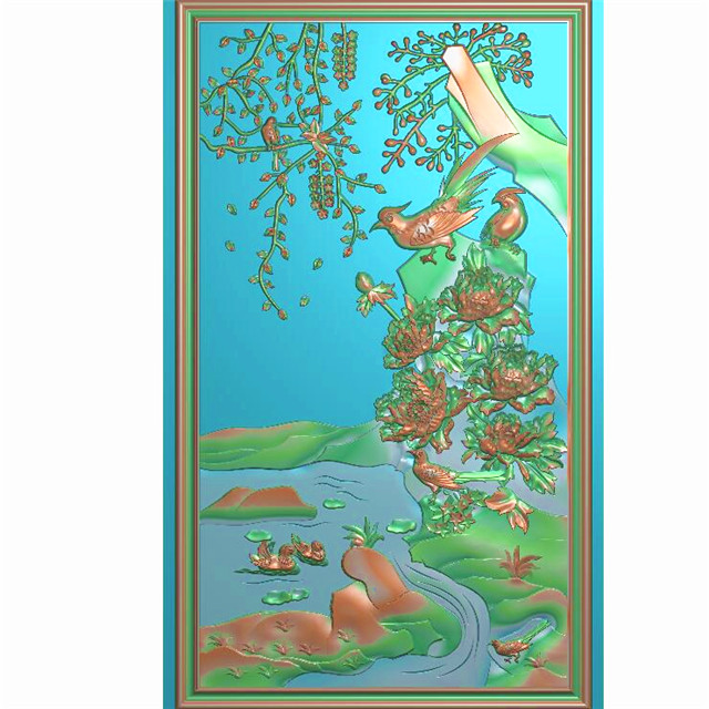 玄关背景墙精雕图,玄关背景墙浮雕图,玄关背景墙雕刻图（XG-20）展示