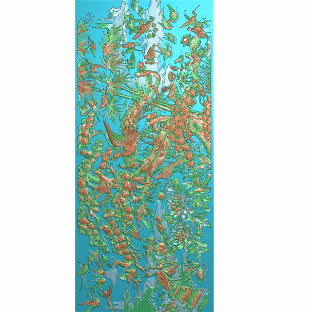 玄关背景墙精雕图,玄关背景墙浮雕图,玄关背景墙雕刻图（XG-52）展示