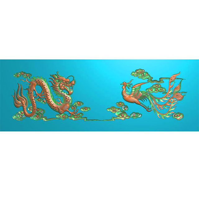 龙雕刻图（L-217）展示
