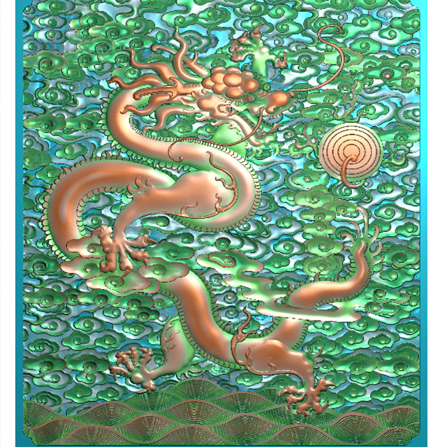 云龙精雕图（L-1519）展示