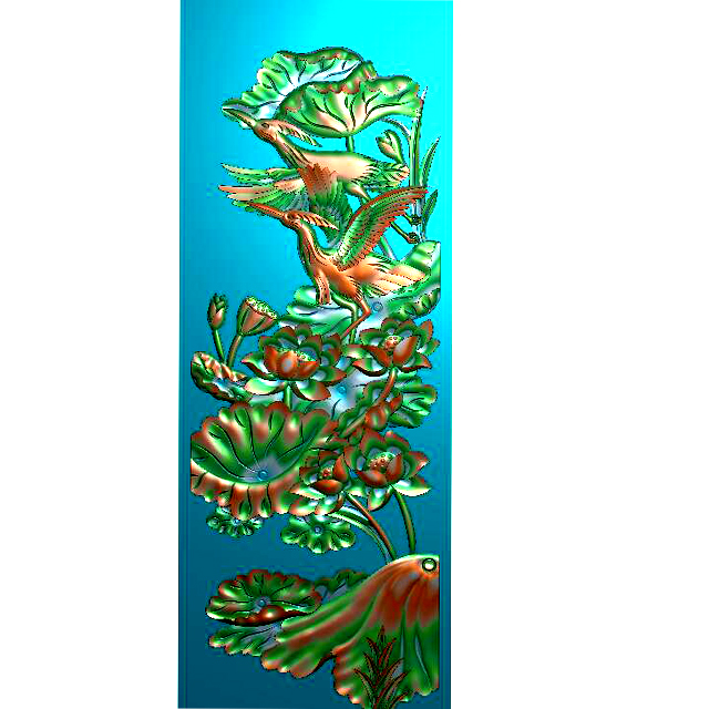 石材玉雕背景墙精雕图（YD-19）展示