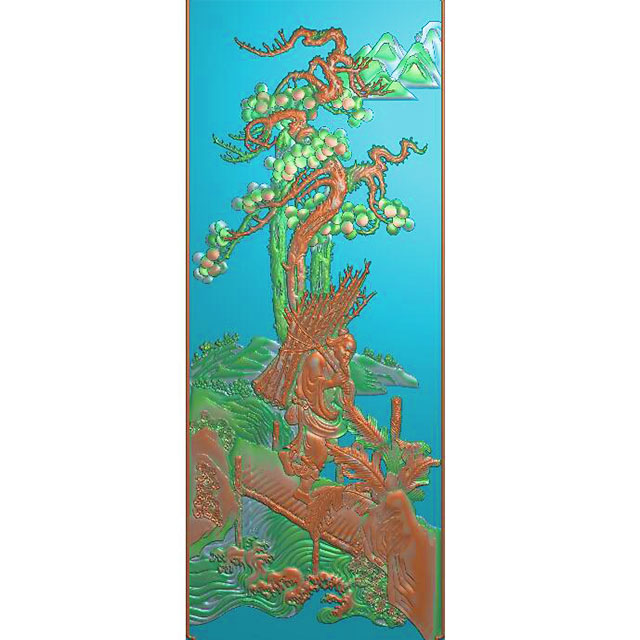 山水建筑精雕图（SSJZ-3017）展示