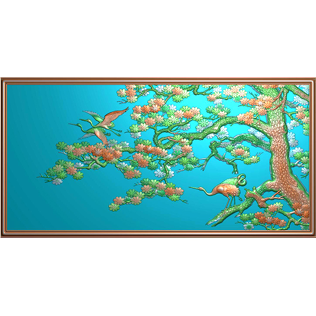 石材玉雕背景墙精雕图（YD-70）展示