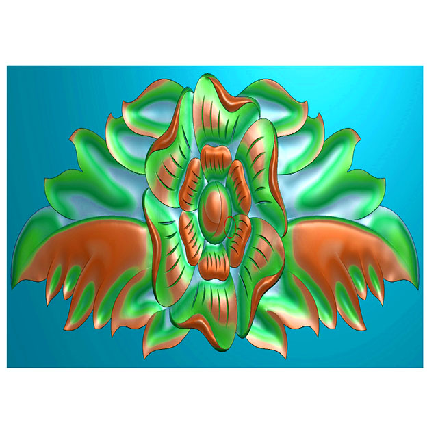 欧式洋花门花贴花精雕图（CT-299）展示