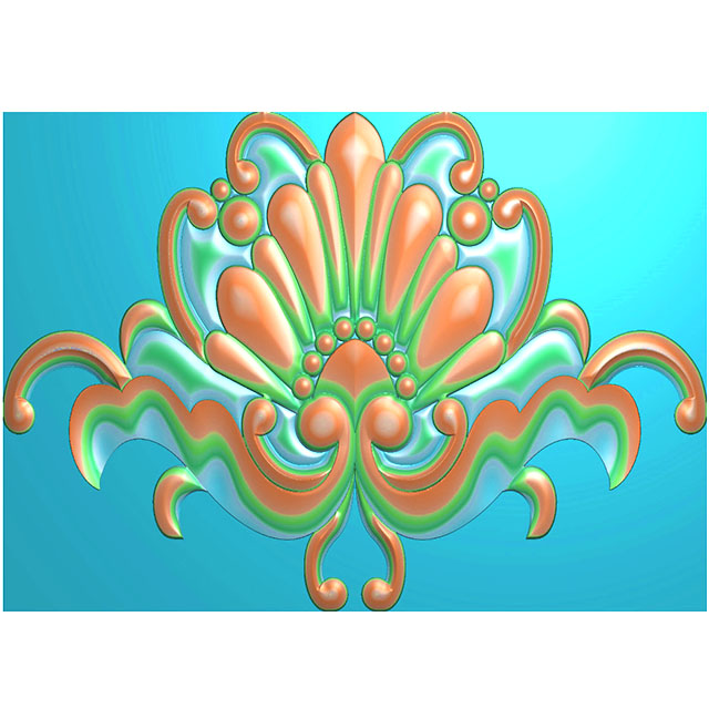 欧式洋花门花贴花精雕图（CT-309）展示