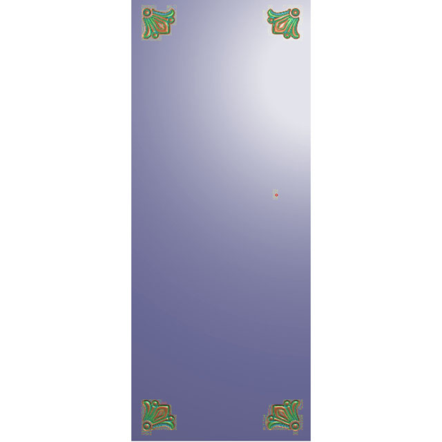 欧式洋花长条门花贴花雕刻图（CT-463）展示