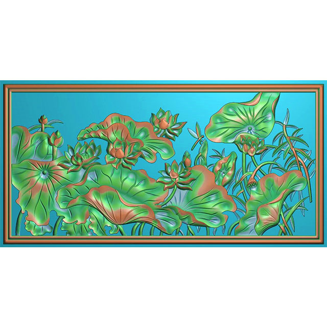 欧式洋花贴花长条门花精雕图（CT-620）展示