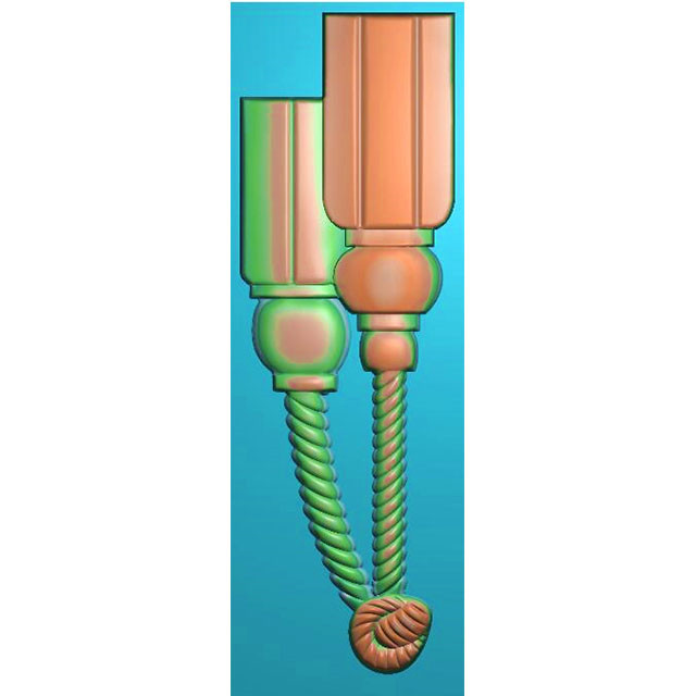 欧式洋花贴花长条门花精雕图（CT-638）展示