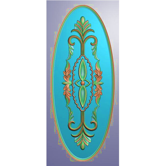 欧式洋花贴花长条门花精雕图（CT-678）展示