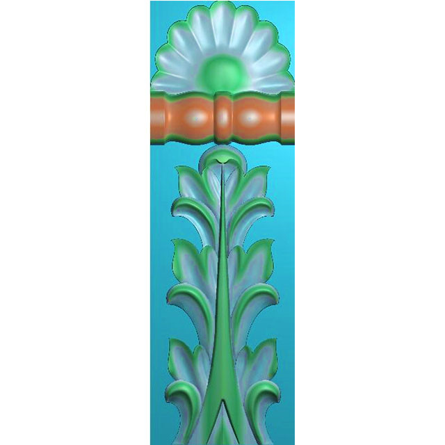 欧式洋花贴花长条门花精雕图（CT-687）展示