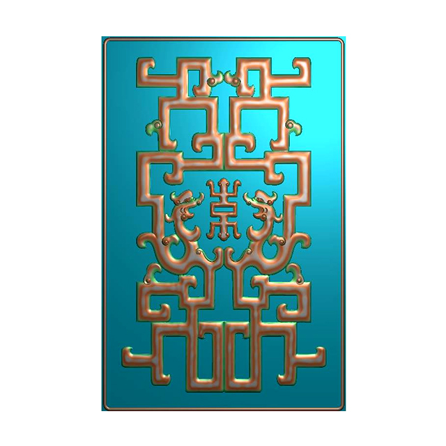 草龙草凤精雕图（CLCF-206）展示