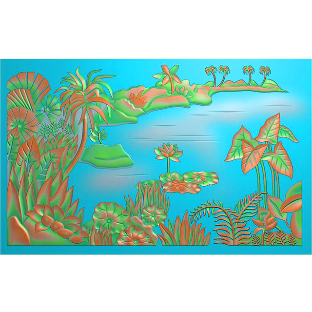石材花鸟浮雕图（ZS-70）