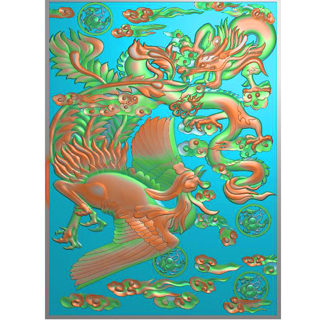 石雕龙精雕图有线（ZS-135）展示