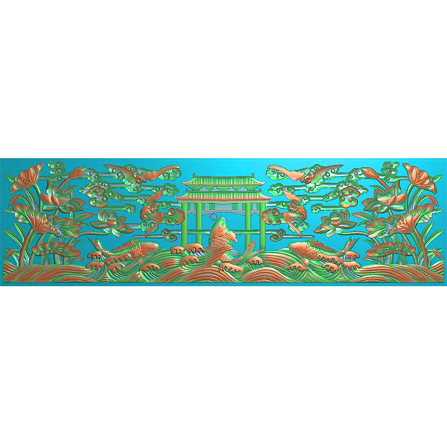 山水花鸟精雕图有线（ZS-220）展示
