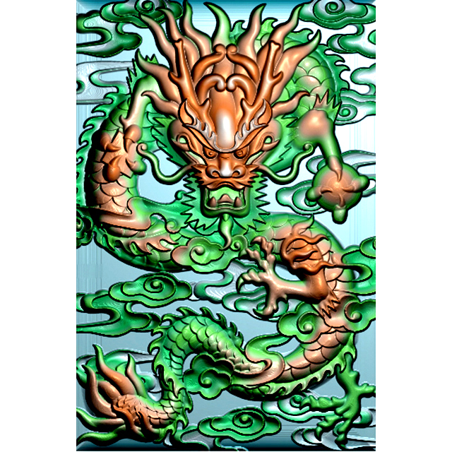 四六牌雕刻图（SLP-0125）展示