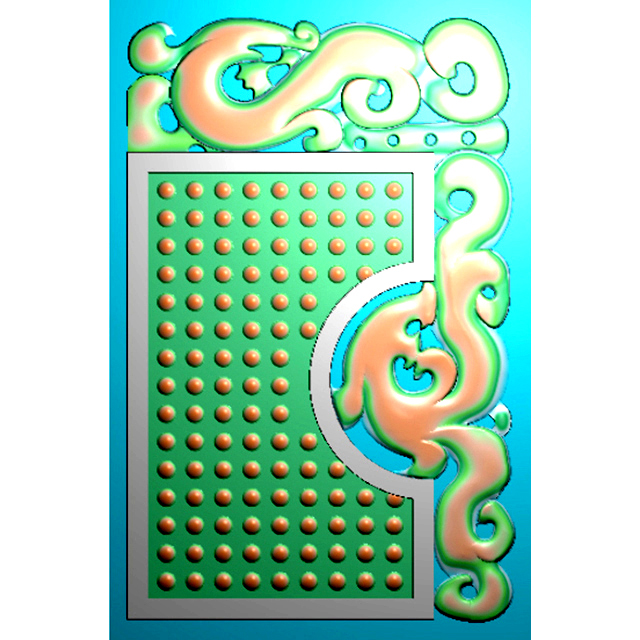 四六牌雕刻加工图（SLP-0216）展示