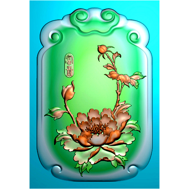 四六牌雕刻加工图（SLP-0218）展示