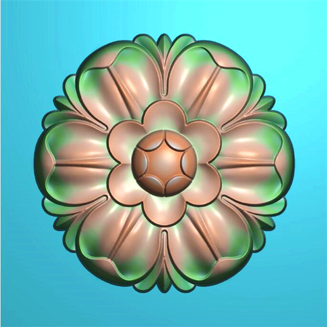 石材欧式洋花浮雕图（OS-25）展示
