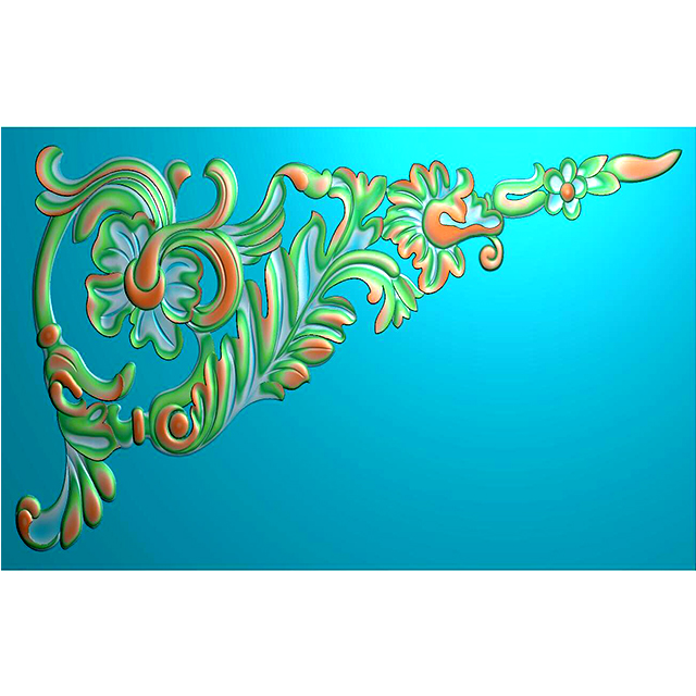 石材欧式洋花浮雕图（OS-84）展示