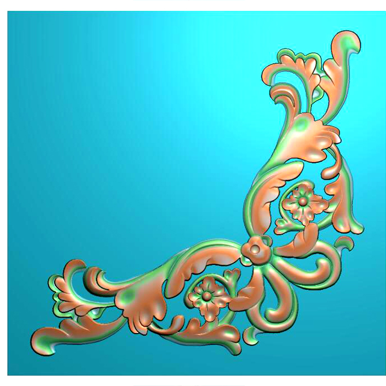 石材欧式洋花浮雕图（OS-121）展示