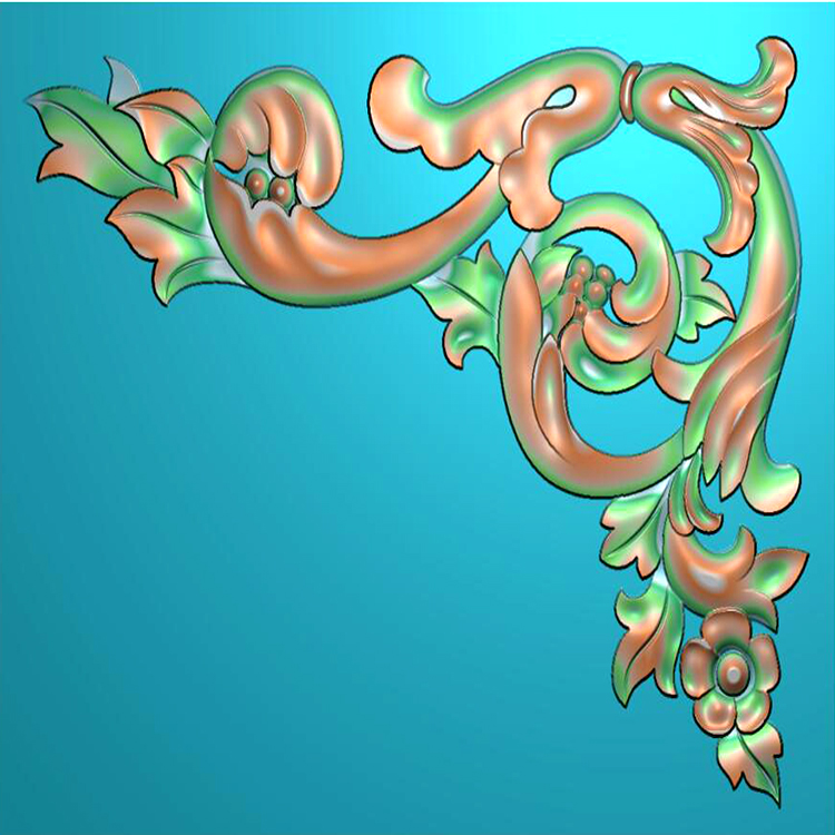 石材欧式洋花浮雕图（OS-122）展示