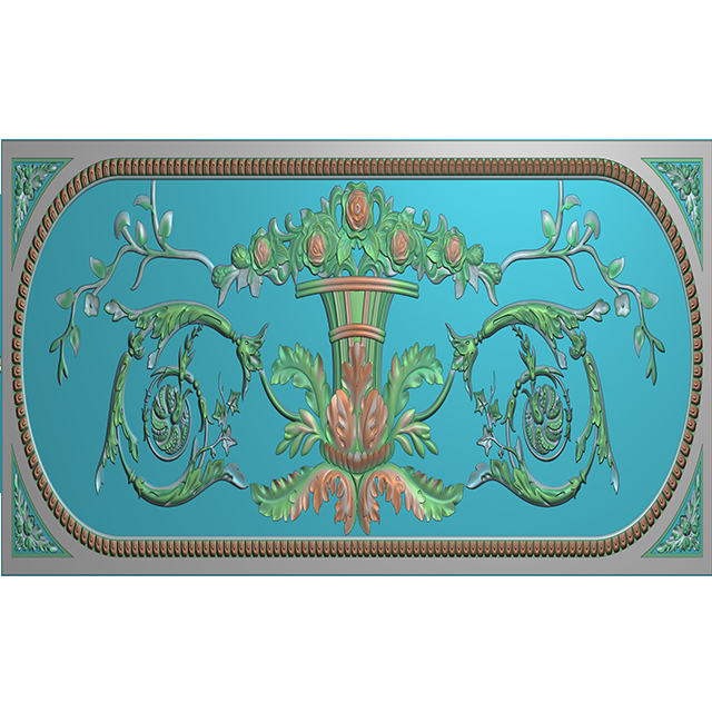 石材欧式洋花雕刻图图（OS-142）展示