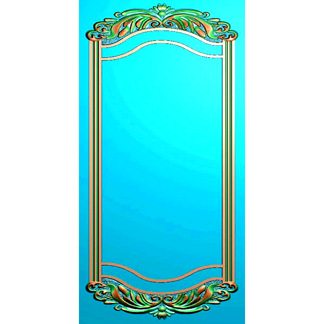欧式洋花镜框精雕图（OSJK-017）展示