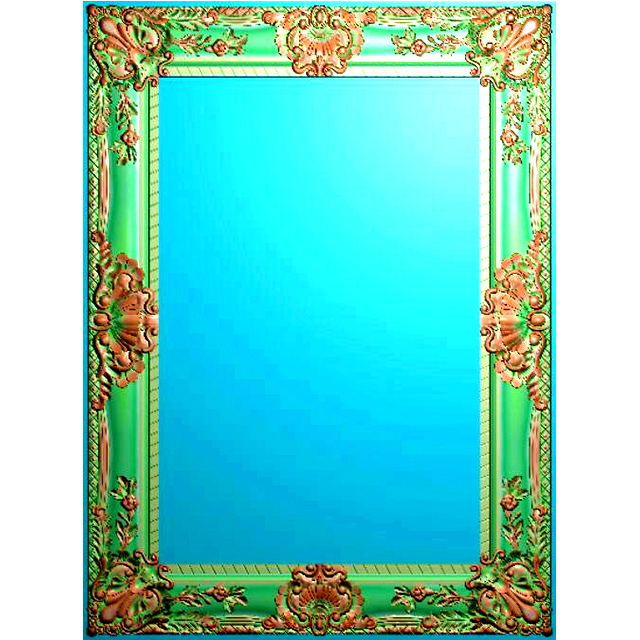 欧式洋花镜框精雕图（OSJK-021）展示