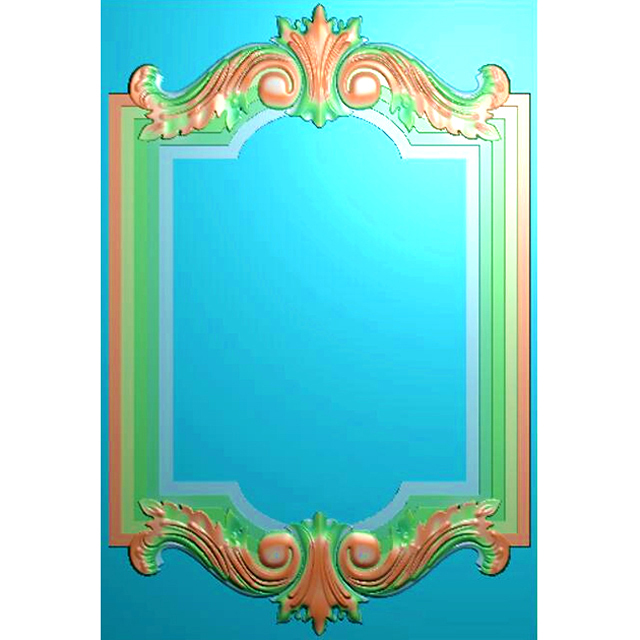 欧式洋花镜框精雕图（OSJK-025）展示