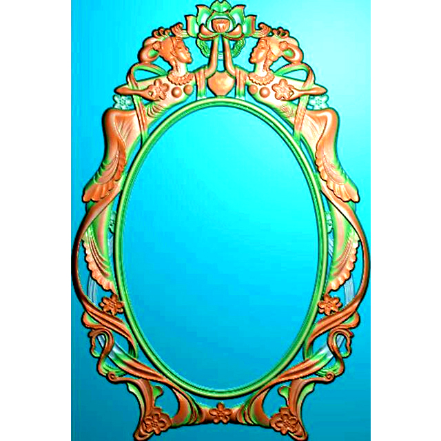 欧式洋花镜框精雕图（OSJK-026）展示