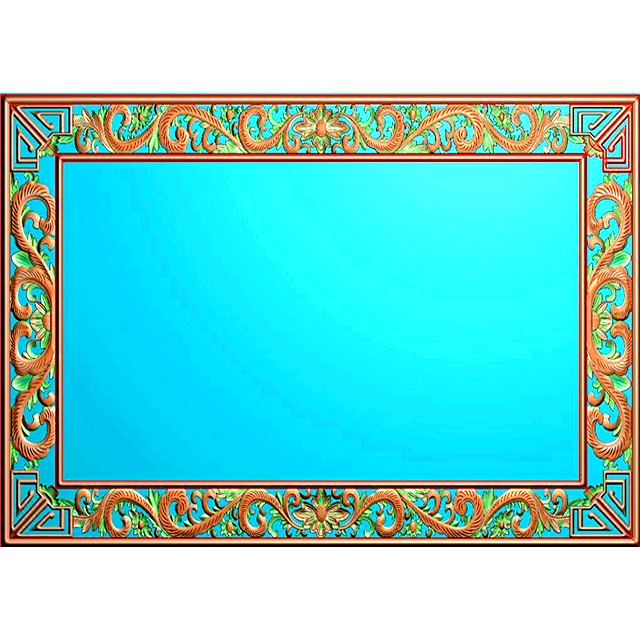 欧式洋花镜框精雕图（OSJK-030）展示