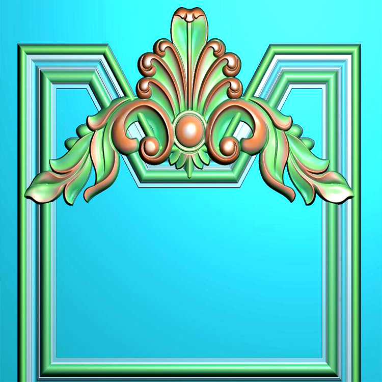 石材欧式浮雕洋花精雕图（OS-243）展示