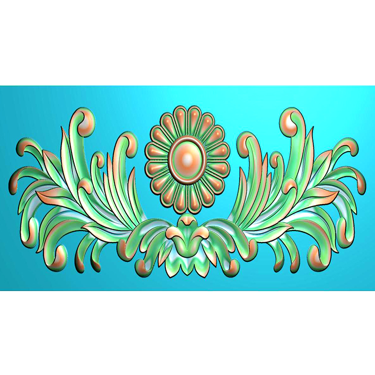 石材欧式洋花浮雕精雕图（OS-335）展示