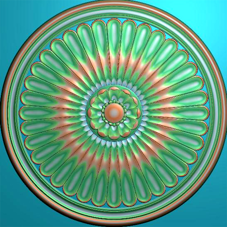 石材欧式洋花浮雕精雕图（OS-374）展示