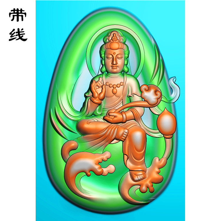 如意观音精雕图(ZGY-070)展示