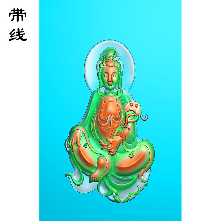 如意观音精雕图(ZGY-119)展示