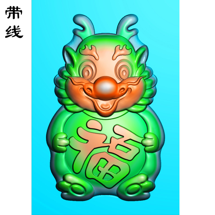 金版福龙精雕图(GJL-126)展示