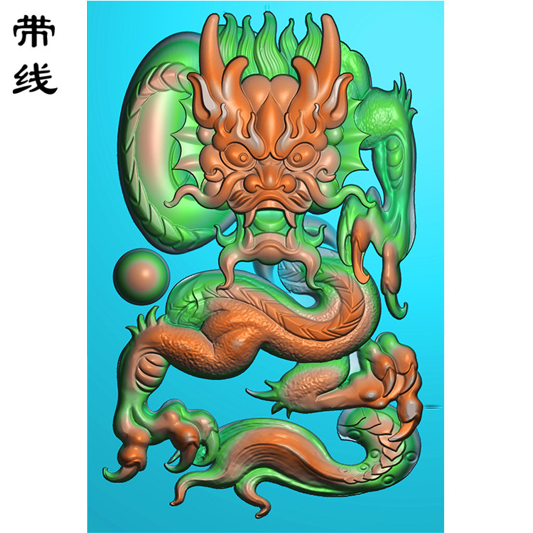 龙精雕图(GJL-135)展示