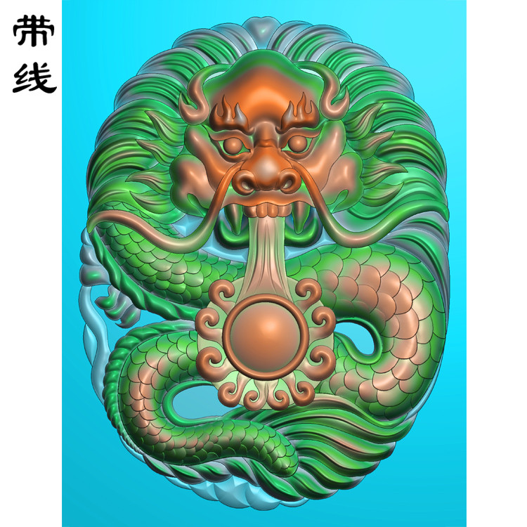 盘龙龙牌雕图(GJL-152)展示