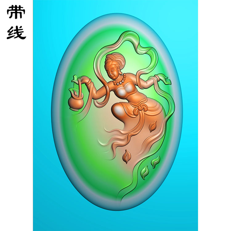 飞天仙女美女精雕图有线(SV-015)展示